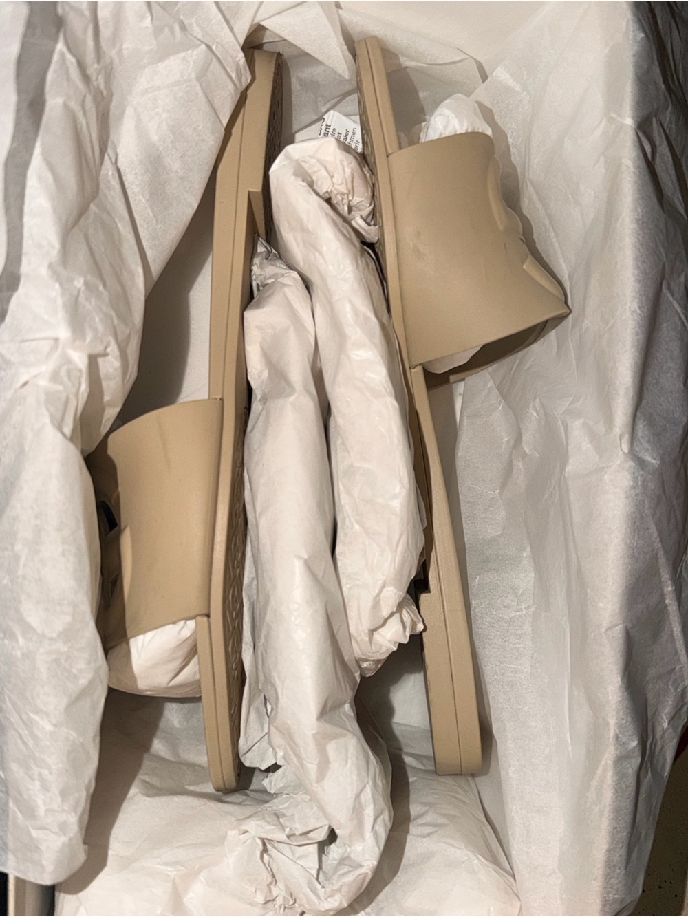 Dolce & Gabbana Nude Logo Slide Sandals - Picture 6 of 7